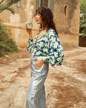 Afbeelding in Gallery-weergave laden, Bloes lillies blue