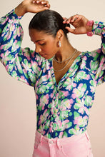 Afbeelding in Gallery-weergave laden, Bloes lillies blue