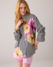 Afbeelding in Gallery-weergave laden, Bloes bloem strepen