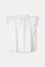 Afbeelding in Gallery-weergave laden, Top ruffles white