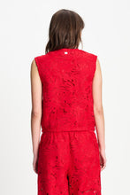 Afbeelding in Gallery-weergave laden, Top lace bloom red