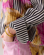 Afbeelding in Gallery-weergave laden, Bloes bloem strepen