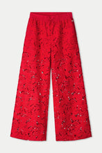 Afbeelding in Gallery-weergave laden, Broek lace bloom red