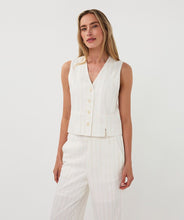 Afbeelding in Gallery-weergave laden, Gilet linen striped
