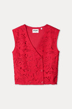 Afbeelding in Gallery-weergave laden, Top lace bloom red
