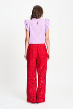 Afbeelding in Gallery-weergave laden, Broek lace bloom red
