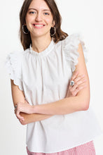 Afbeelding in Gallery-weergave laden, Top ruffles white
