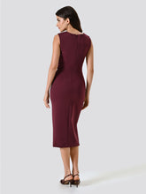 Afbeelding in Gallery-weergave laden, Kleedje burgundy slvless
