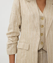 Afbeelding in Gallery-weergave laden, Blazer linen stripe
