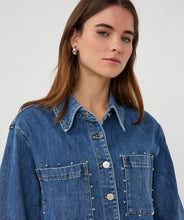 Afbeelding in Gallery-weergave laden, Bloes jeans studs
