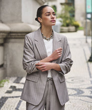 Afbeelding in Gallery-weergave laden, Blazer 3/4 slve herringbone
