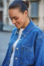 Afbeelding in Gallery-weergave laden, Bloes jeans studs
